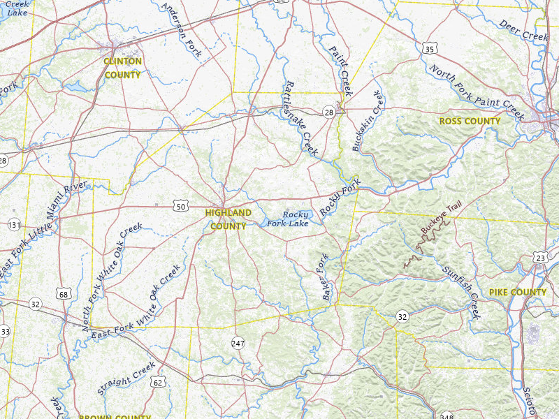 NEXRAD radar-signature map of the hail storm over Hillsboro, OH on Aug 7, 2026