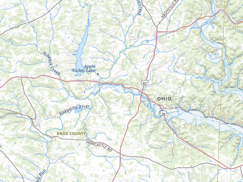 NEXRAD radar-signature map of the hail storm over Howard, OH on Apr 22, 2026