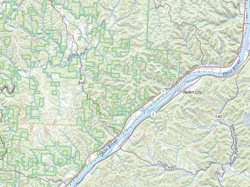 NEXRAD radar-signature map of the hail storm over New Matamoras, OH on May 27, 2026