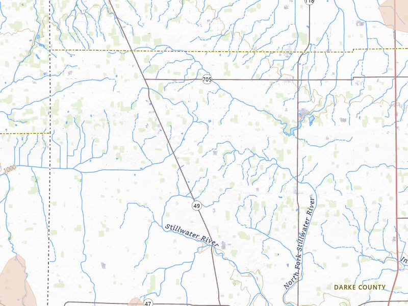 Radar-estimated hail-size map of the storm over New Weston, OH on Mar 22, 2026