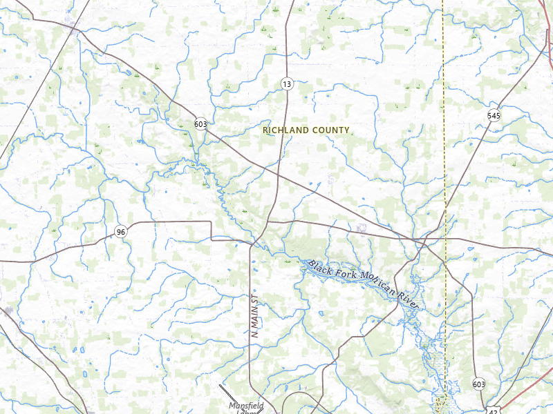 Radar-estimated hail-size map of the storm over Shiloh, OH on Jul 3, 2026