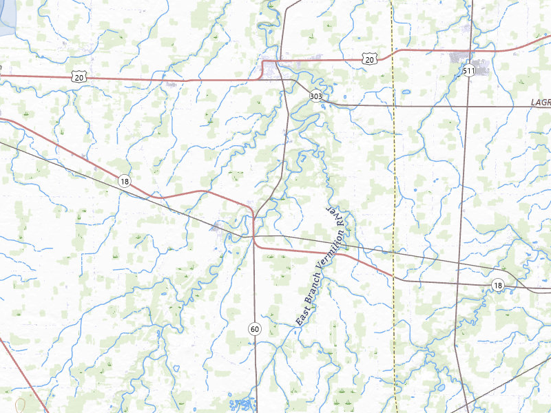 NEXRAD radar-signature map of the hail storm over Wakeman, OH on Jun 6, 2026