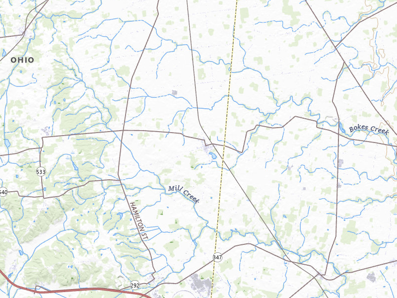 Radar-estimated hail-size map of the storm over West Mansfield, OH on Jun 6, 2026