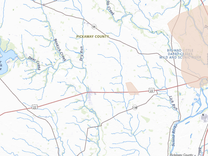 Radar-estimated hail-size map of the storm over Williamsport, OH