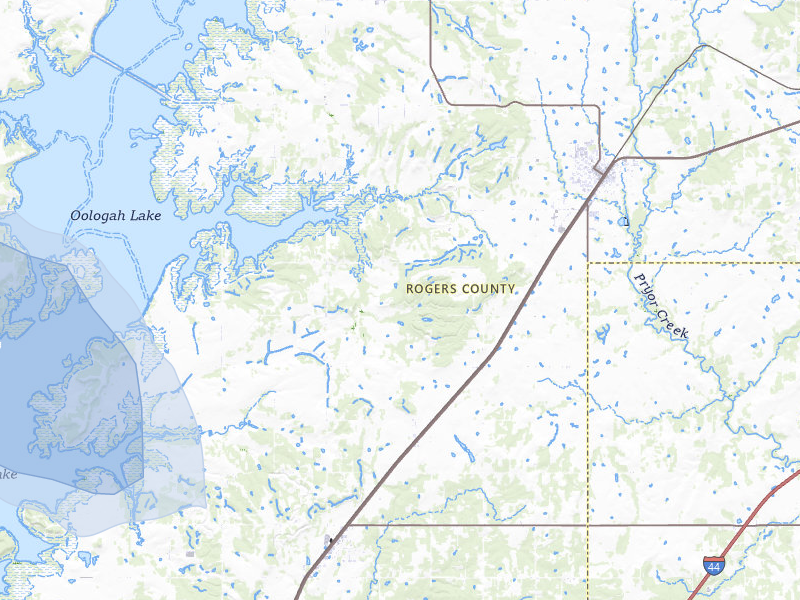 NEXRAD radar-signature map of the hail storm over Chelsea, OK on Jun 1, 2026
