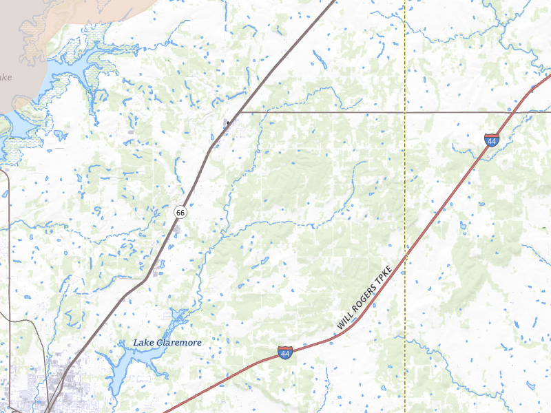 Radar-estimated hail-size map of the storm over Claremore, OK on Apr 28, 2026