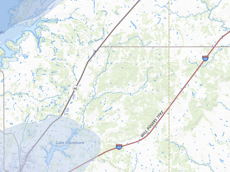 NEXRAD radar-signature map of the hail storm over Claremore, OK on Apr 28, 2026