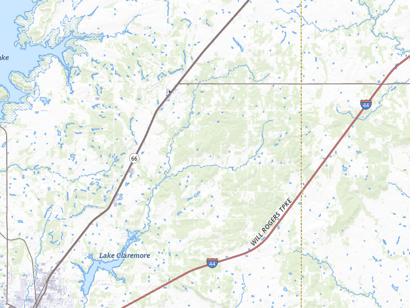 NEXRAD radar-signature map of the hail storm over Claremore, OK on May 8, 2026