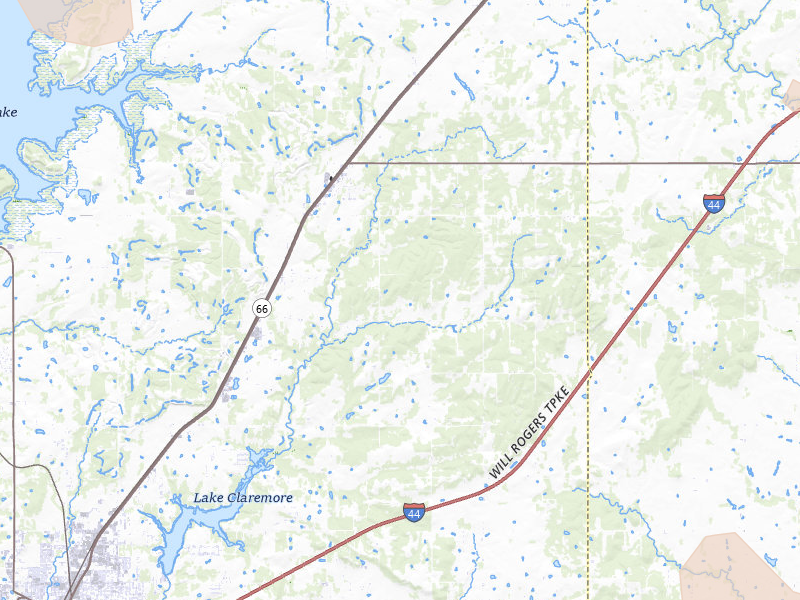 Radar-estimated hail-size map of the storm over Claremore, OK on Jun 1, 2026