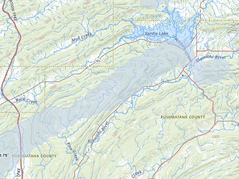 NEXRAD radar-signature map of the hail storm over Clayton, OK on Apr 28, 2026