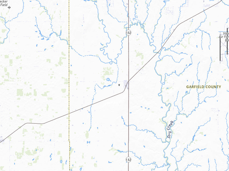 Radar-estimated hail-size map of the storm over Drummond, OK on Jun 1, 2026