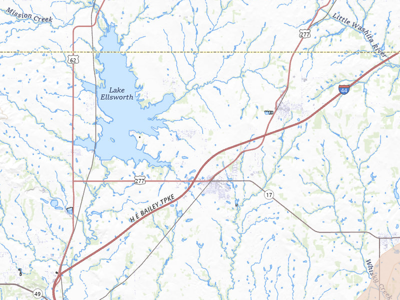 Radar-estimated hail-size map of the storm over Elgin, OK on Apr 26, 2026