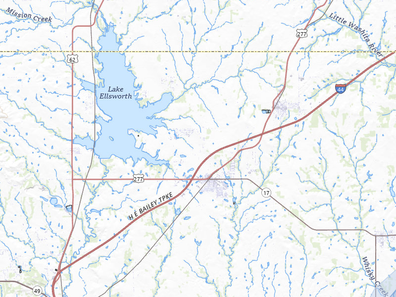 NEXRAD radar-signature map of the hail storm over Elgin, OK on Apr 26, 2026