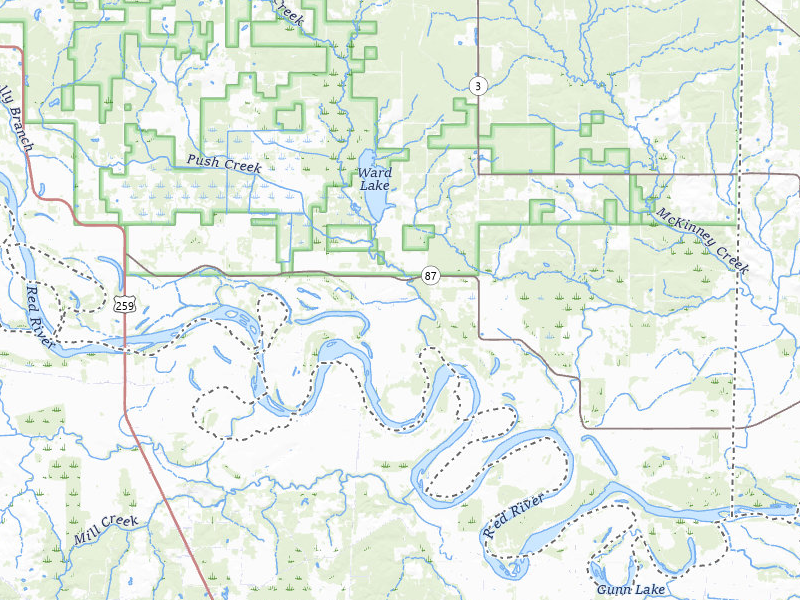 NEXRAD radar-signature map of the hail storm over Haworth, OK on Apr 28, 2026