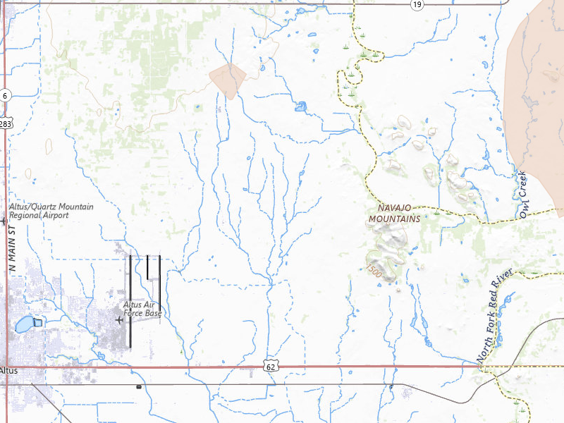 Radar-estimated hail-size map of the storm over Headrick, OK on Jun 18, 2026