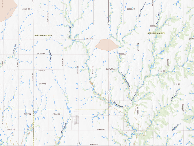 Radar-estimated hail-size map of the storm over Marshall, OK on Sep 12, 2026