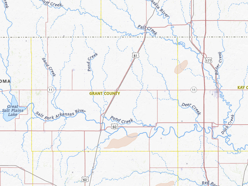 Radar-estimated hail-size map of the storm over Medford, OK on Apr 3, 2026