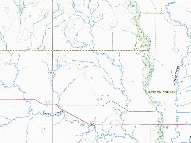 Radar-estimated hail-size map of the storm over Olustee, OK on Apr 1, 2026