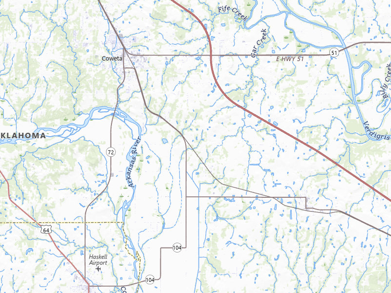 NEXRAD radar-signature map of the hail storm over Porter, OK on Jun 1, 2026