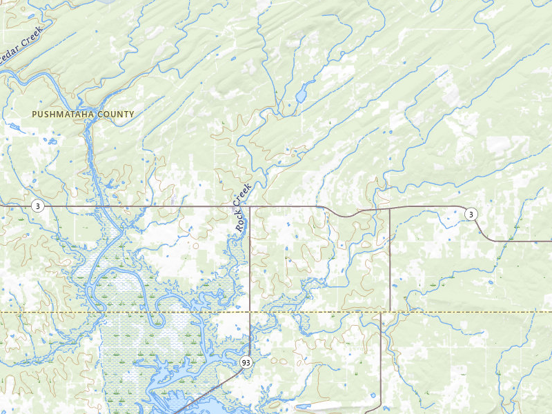 NEXRAD radar-signature map of the hail storm over Rattan, OK on Apr 28, 2026