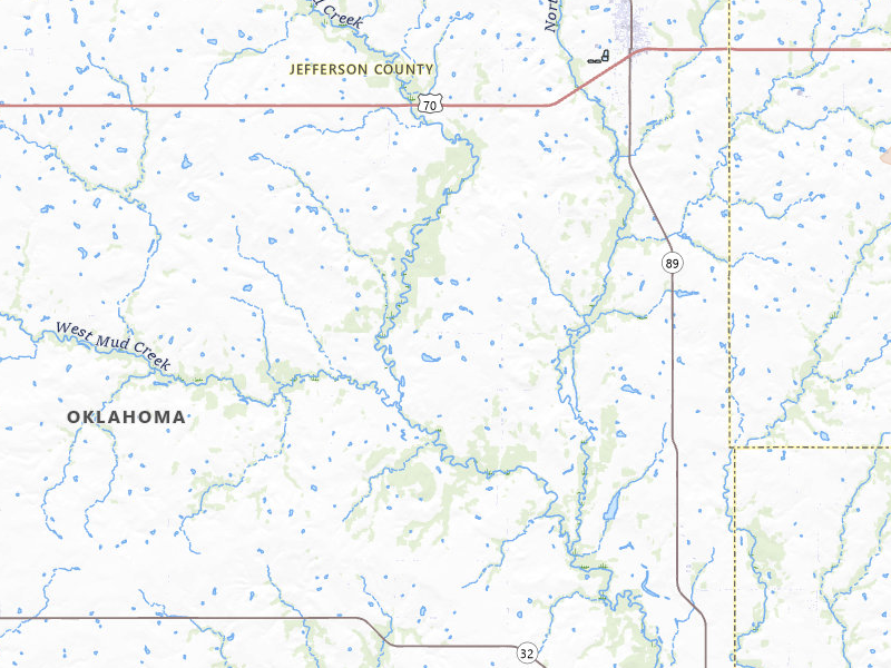 Radar-estimated hail-size map of the storm over Ringling, OK on Apr 25, 2026