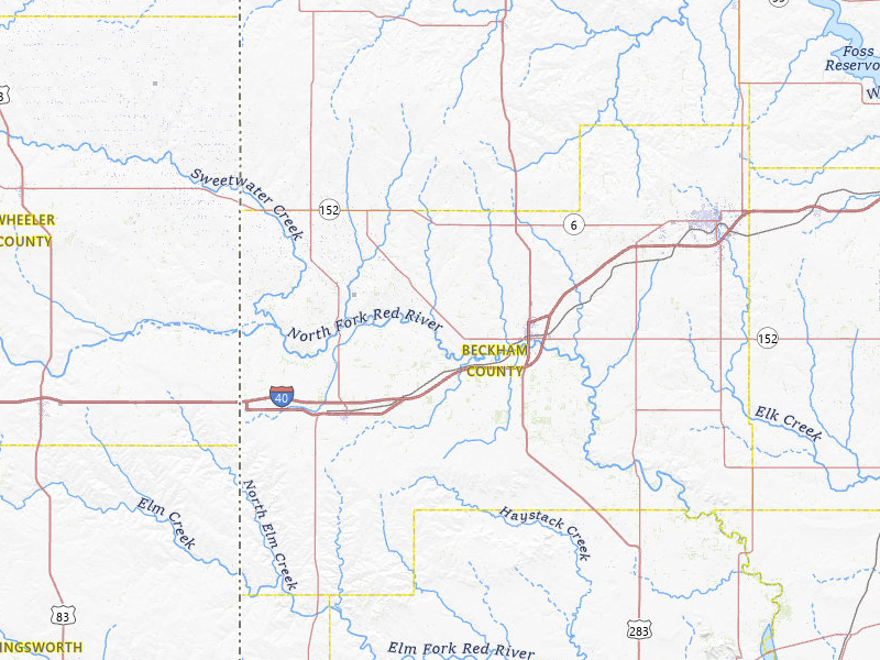 NEXRAD radar-signature map of the hail storm over Sayre, OK on Jul 12, 2026