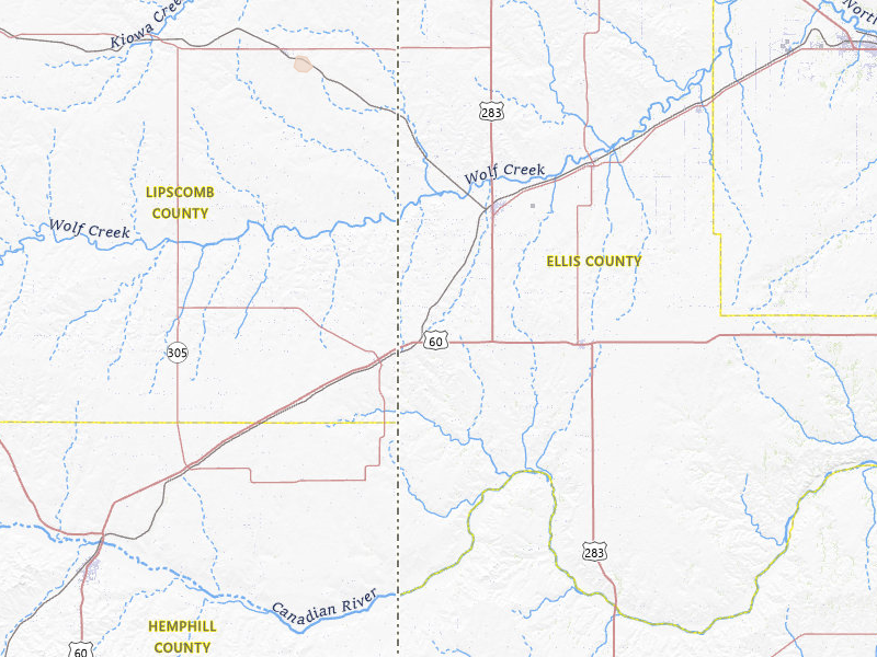 Radar-estimated hail-size map of the storm over Shattuck, OK on Jul 23, 2026