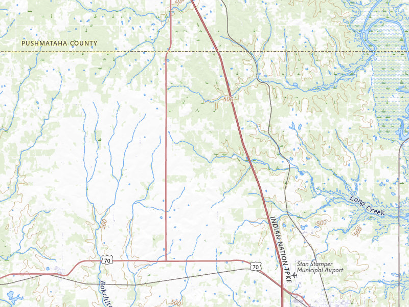 NEXRAD radar-signature map of the hail storm over Soper, OK on Apr 28, 2026