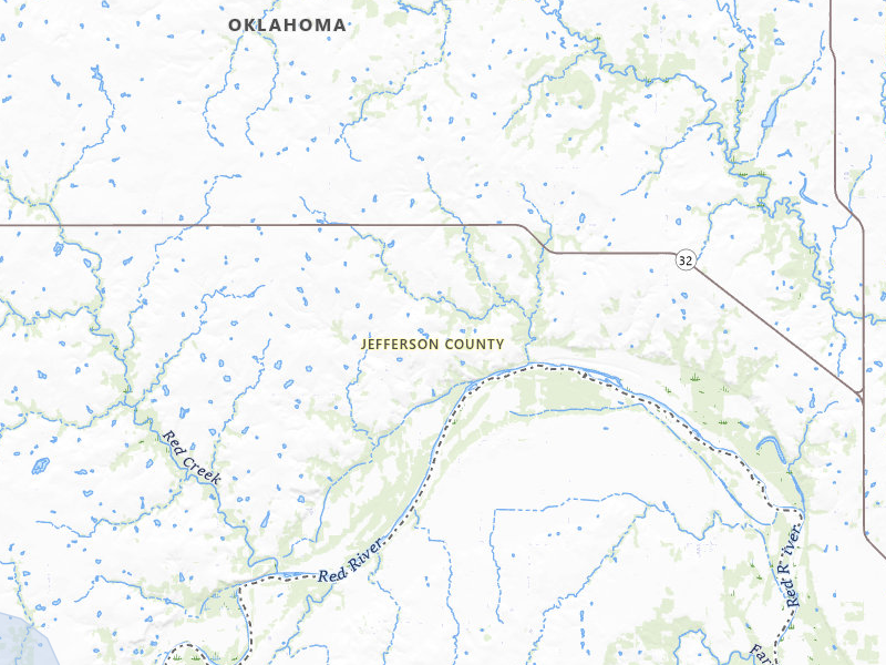 NEXRAD radar-signature map of the hail storm over Terral, OK on Apr 28, 2026