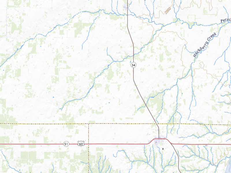 NEXRAD radar-signature map of the hail storm over Vici, OK on Mar 5, 2026