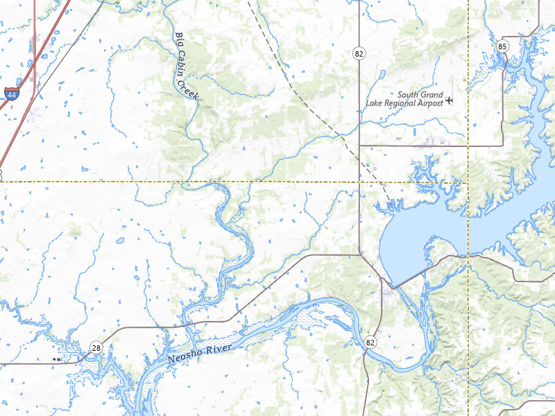 Radar-estimated hail-size map of the storm over Vinita, OK on May 19, 2026
