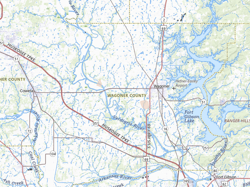 Radar-estimated hail-size map of the storm over Wagoner, OK on Jul 4, 2026