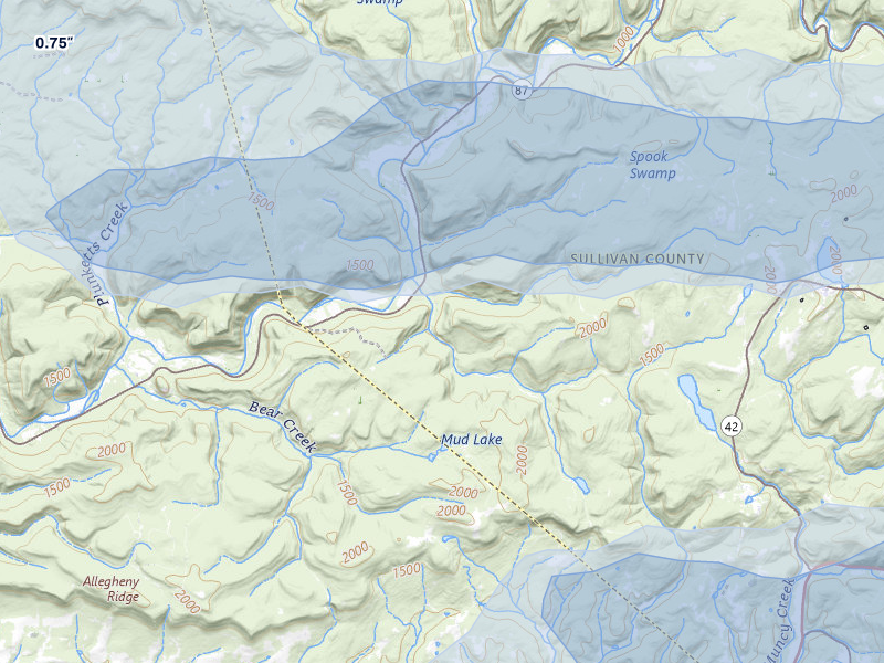 NEXRAD radar-signature map of the hail storm over Hillsgrove, PA on Aug 27, 2026
