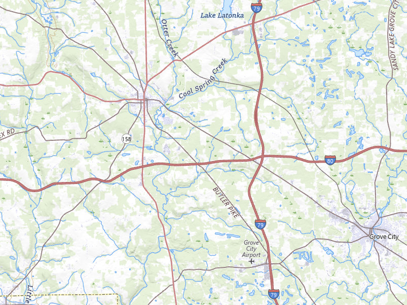 NEXRAD radar-signature map of the hail storm over Mercer, PA on May 13, 2026