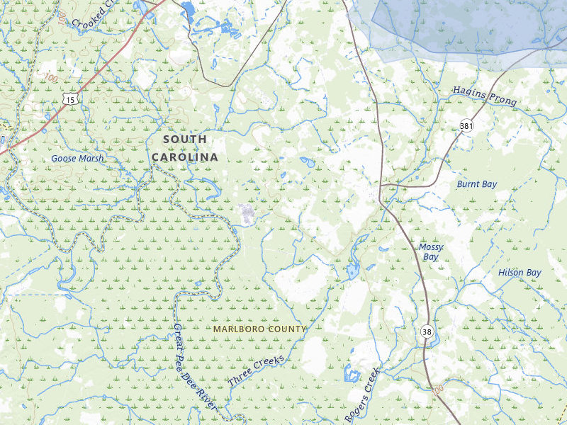 NEXRAD radar-signature map of the hail storm over Bennettsville, SC on Aug 11, 2026