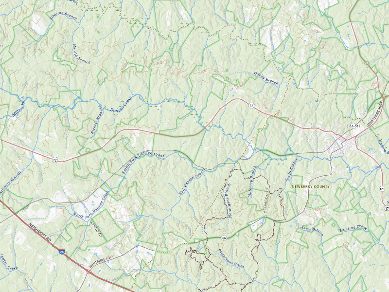 NEXRAD radar-signature map of the hail storm over Clinton, SC on Aug 15, 2026