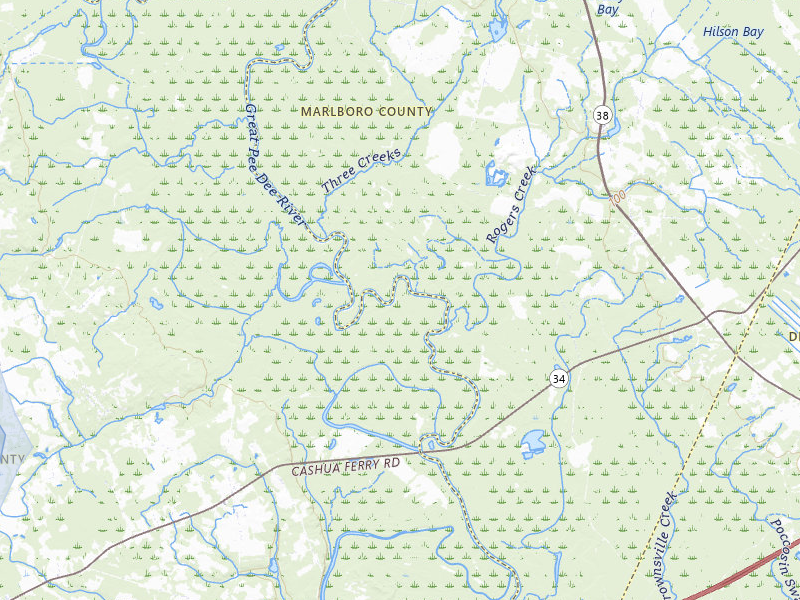 NEXRAD radar-signature map of the hail storm over Darlington, SC on Aug 6, 2026