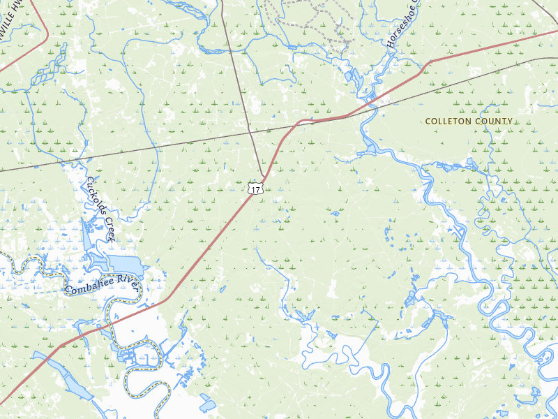 NEXRAD radar-signature map of the hail storm over Green Pond, SC on Jul 12, 2026