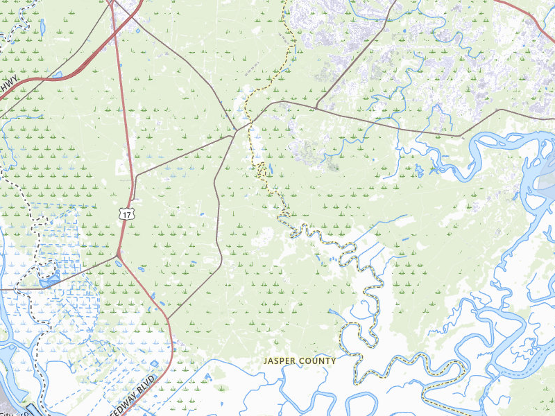 NEXRAD radar-signature map of the hail storm over Hardeeville, SC on Aug 24, 2026