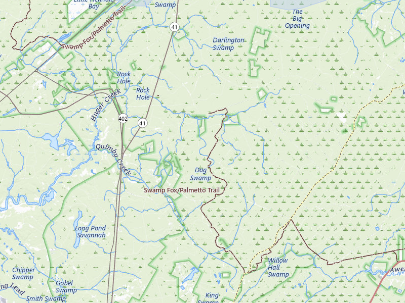 NEXRAD radar-signature map of the hail storm over Huger, SC on Jul 6, 2026