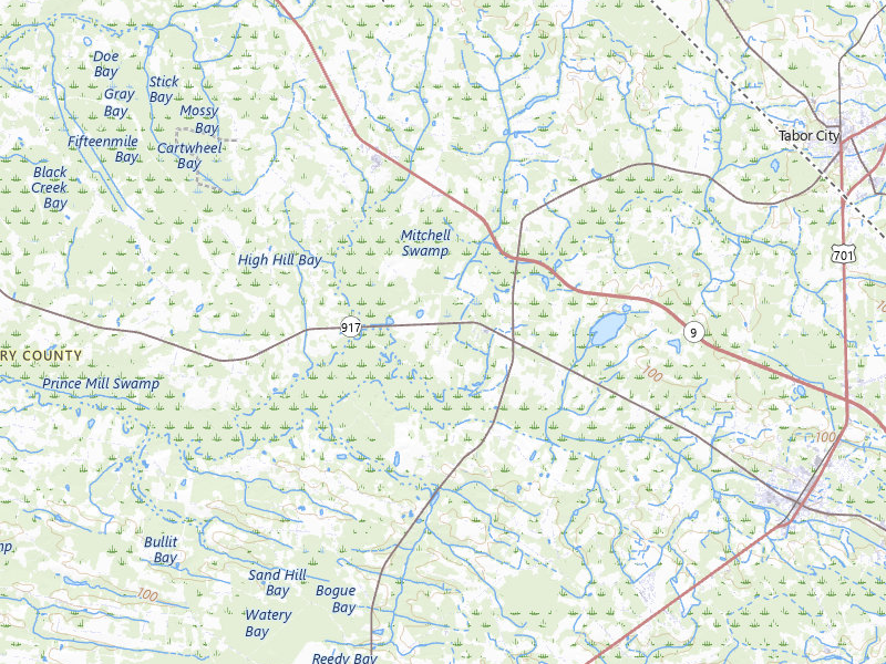 Radar-estimated hail-size map of the storm over Loris, SC on Jul 6, 2026