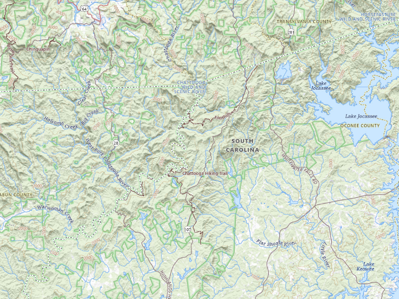 NEXRAD radar-signature map of the hail storm over Mountain Rest, SC on Sep 5, 2026