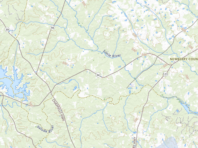 NEXRAD radar-signature map of the hail storm over Silverstreet, SC on Aug 21, 2026