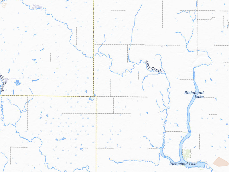 Radar-estimated hail-size map of the storm over Aberdeen, SD on Jul 25, 2026