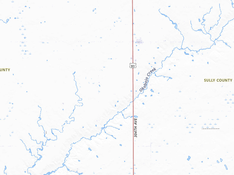 NEXRAD radar-signature map of the hail storm over Agar, SD on Aug 9, 2026
