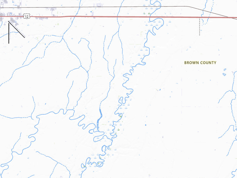 NEXRAD radar-signature map of the hail storm over Bath, SD on Jul 25, 2026