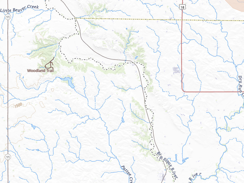Radar-estimated hail-size map of the storm over Canton, SD on Jul 4, 2026
