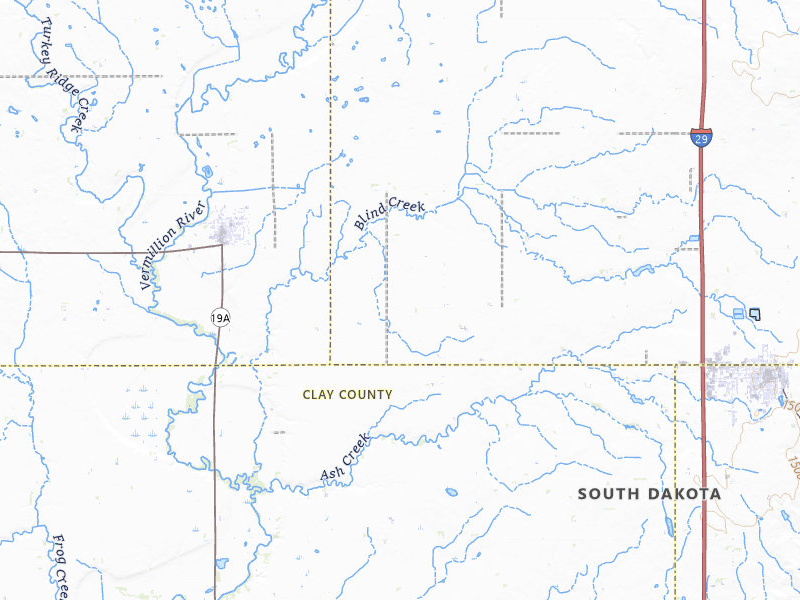 NEXRAD radar-signature map of the hail storm over Centerville, SD on Aug 20, 2026