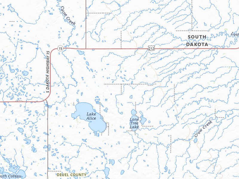 Radar-estimated hail-size map of the storm over Clear Lake, SD on Jul 3, 2026