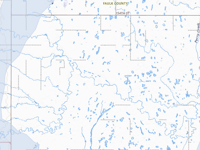 NEXRAD radar-signature map of the hail storm over Cresbard, SD on Apr 22, 2026